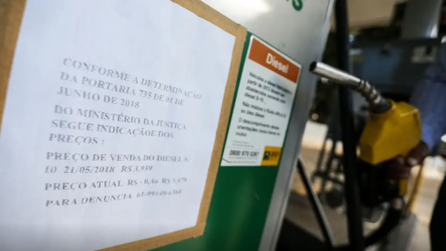 Óleo diesel cai pela 4ª vez em cinco semanas e acumula recuo de 4,5%