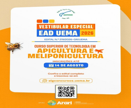 Arari abre inscrições para curso superior em Apicultura e Meliponicultura