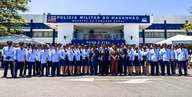 Polícia Militar do Maranhão forma 42 novos aspirantes a oficial em São Luís